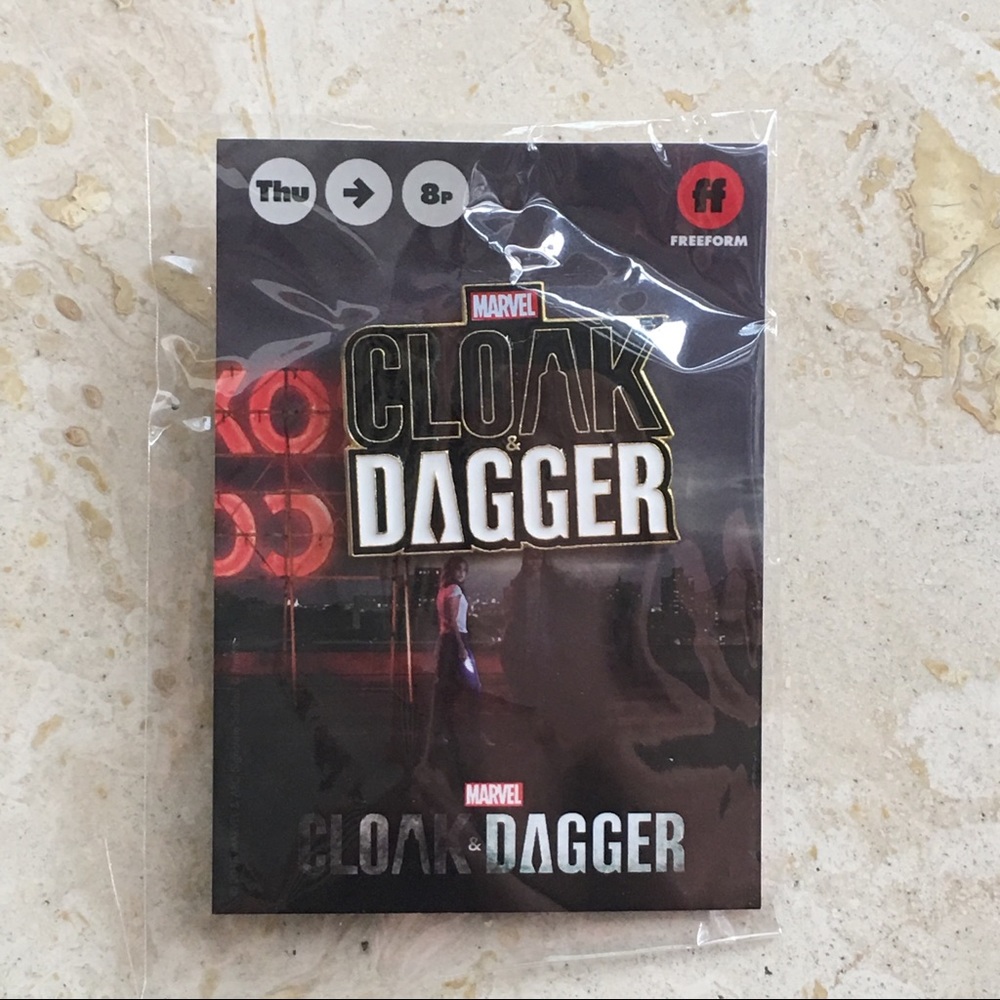 NWT Rare ComicCon Marvel’s Cloak & Dagger Pin